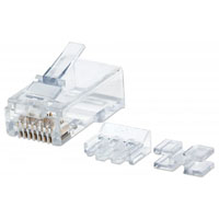PLUG RJ45,INTELLINET,790550, CAT 6A UTP SOLIDO PRO 80 PZAS