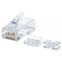 PLUG RJ45,INTELLINET,790536, CAT 6 UTP SOLIDO PRO 80 PZAS