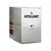 BOBINA,INTELLINET,325899, CAT 5E UTP 305M SOLIDA GRIS, 100 COBRE