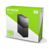 Disco Duro Externo Wd My Book 8TB 3.5 Escritorio USB3.0 Negro Windows