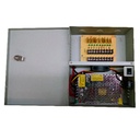 FUENTE DE PODER SAXXON REGULADA/ 12V/ 20 AMPERES/ DISTRIBUIDOR PARA 9 CAMARAS/ 2.22 AMP POR CANAL