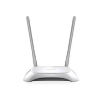ROUTER TP-LINK TL-WR840N INALAMBRICO 300MBPS MMF, AP, REPETIDOR WISP 4 LAN 10/100 1 WAN 10/100 2 ANTENAS FIJAS EXTERNAS