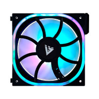 VENTILADOR MODULAR GAME FACTOR FG500, 120MM, 58 CFM, 1900 RPM, RGB, COMPATIBLE CON FG500 NEGRO