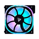 VENTILADOR MODULAR GAME FACTOR FG500, 120MM, 58 CFM, 1900 RPM, RGB, COMPATIBLE CON FG500 NEGRO