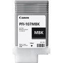 TANQUE DE TINTA CANON PFI-107MBK NEGRO MATE , CAPACIDAD 130 ML