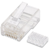 PLUG RJ45,INTELLINET,503006, CAT 6 UTP SOLIDO 100 PZAS