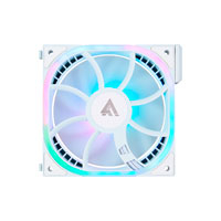 VENTILADOR MODULAR GAME FACTOR FG500, 120MM, 58 CFM, 1900 RPM, RGB, COMPATIBLE CON FKG500 BLANCO
