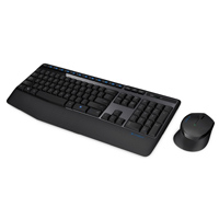 TECLADO Y MOUSE LOGITECH MK345 INALAMBRICO RECEPTOR USB (ESPAÑOL) NEGRO