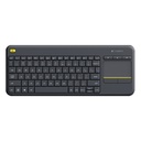 TECLADO LOGITECH K400 PLUS CON TOUCH PAD INALAMBRICO RECEPTOR USB UNIFYING (ESPAÑOL) NEGRO