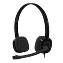 Audífonos Diadema Logitech H151 Control de Volumen Jack 3.5MM Negro
