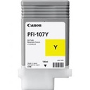 TANQUE DE TINTA CANON PFI-107Y AMARILLO, CAPACIDAD 130 ML