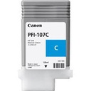 TANQUE DE TINTA CANON PFI-107C CYAN, CAPACIDAD 130 ML