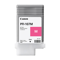 TANQUE DE TINTA CANON PFI-107M MAGENTA, CAPACIDAD 130 ML