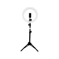 ARO DE LUZ GAME FACTOR LRG300, 30CM, STREAMING, CÁLIDO Y FRIO, AJUSTABLE. USB