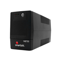 NO-BREAK INTERACTIVO SMARTBITT  SBNB750  750 VA / 375 W, CLAVIJA NEMA 5-15P, 6 CONTACTOS, TIPO NEMA 5-15R, TODOS CON RESPALDO DE BATERIAS, REGULACION Y SUPRESION DE PICOS.