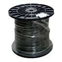 BOBINA DE CABLE EXTERIOR CONDUMEX CAT5E UTP CON GEL 100 COBRE 24 AWG 305 MTS COLOR NEGRO