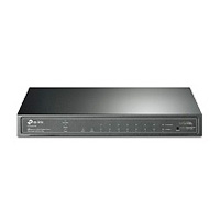 SWITCH TP-LINK SG2210P OMADA 10/100/1000 ADMINISTRABLE SDN 8P POE L2 CON 2SFP GIGABIT 802.3AT/AF 61W PARA ESCRITORIO O RACK