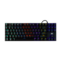 Teclado Vorago Start The Game KB-600 Mecánico Tkl RGB Rainbow Negro