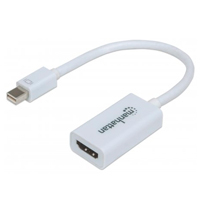 CABLE ADAPTADOR,MANHATTAN,151399, DISPLAYPORT MINI M A HDMI H BL 1080P