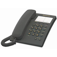 Teléfono Panasonic KX-TS550MEB Alambrico Básico Unilinea con Marcador