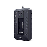 NO BREAK CYBERPOWER (EC750G) 750VA / 450W, STANDBY, GABINETE COMPACTO, 12 × NEMA 5-15R (, 3 SUPRESIÓN CON MODO ECO, 6 SUPRESIÓN CON BATERÍA DE RESPALDO) GARANTÍA 3 AÑOS INCLUYE BATERÍA.