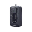 NO BREAK CYBERPOWER (EC550G) 550VA / 330W, STANDBY, GABINETE COMPACTO, 8 × NEMA 5-15R (1 SUPRESIÓN SOLAMENTE, 3 SUPRESIÓN CON MODO ECO, 4 SUPRESIÓN CON BATERÍA DE RESPALDO),  GARANTÍA 3 AÑOS.