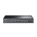 SWITCH TP-LINK SG3210 OMADA L2 CON 8 RJ45 GE 10/100/1000 MBPS ADMINISTRABLE 2 SFP GIGABIT 1 PUERTO DE CONSOLA