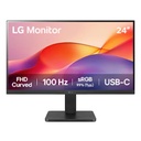 MONITOR PC LG 24U421A-B CURVO FHD 23.8,USB-C,100HZ,PANEL VA,1920X1080,16:9,SRGB 99%,250CD/M2,TR5MS,CONTR 3000:1,HDMI,1500R,HDR10,DINAMIC ACTION,BLACK STABILIZER,FLICKER SAFE,VESA 100X100.