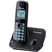 Teléfono Panasonic KX-TG4111MEB Inalámbrico Pantalla LCD 1.8 Color