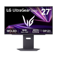 Monitor PC LG Ultragear Gaming QHD OLED 26.5 Pulg 480HZ