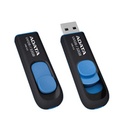 Memoria ADATA 32GB USB 3.2 UV128 Retractil Negro-Azul (AUV128-32G-RBE)