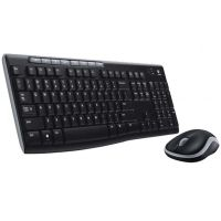 Teclado y Mouse Logitech MK270 Inalámbrico Receptor USB (Español)