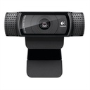 WEBCAM LOGITECH C920 PRO FULL HD 1080P A 30 FPS 3MP FOTO 15MP ENFOQUE AUTOMATICO 2 MICOFONOS USB