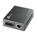 CONVERTIDOR DE MEDIOS TP-LINK MC110CS MONO MODO CONECTOR DE FIBRA SC A RJ45 10/100MBPS DUPLEX TOTAL HASTA 20