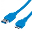 CABLE USB,MANHATTAN,325424, V3.0 A-MICRO B 2.0M AZUL