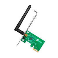 TARJETA DE RED TP-LINK TL-WN781ND PCI EXPRESS X1 INALAMBRICA 150MBPS ANTENA DESMONTABLE 2DBI INCLUYE BRACKET BAJO PERFIL