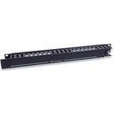 ORGANIZADOR HORIZONTAL,INTELLINET,169950, 19 1U METALICO 5CM