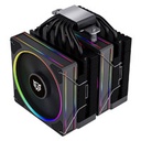 ENFRIAMIENTO DE AIRE DISIPADOR GAMER BALAM RUSH HELIUX PRO HEX75 / DISPLAY PARA MONITOREO + RGB / 6 PIPAS / TDP 270 W / 74.27 CFM / COMPATIBILIDAD AMD + INTEL / NEGRO / BR-941945