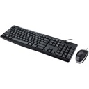 Teclado y Mouse Logitech MK200 Multimedia Alambrico USB (Español)