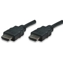 CABLE HDMI,MANHATTAN,308441, 1.3 M-M  7.5M BOLSA