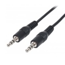 CABLE AUDIO,MANHATTAN,334594, ESTEREO 3.5MM M-M 1.8M NEGRO