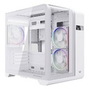 GABINETE GAMER BALAM RUSH TANK EXPERT CURVE 6400 / MINI TORRE / M ATX - ITX / GPU 350 MM / VENTILADOR ARGB X3 / PANEL DE CRISTAL - FILTRO DE POLVO / PANTALLA DIGITAL / BLANCO / BR-941624