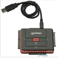 ADAPTADOR USB,MANHATTAN,179195, 2.0 A HDD IDE40/SATA OTB