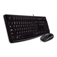 Teclado y Mouse Logitech MK120 Alambrico USB (Español) Negro