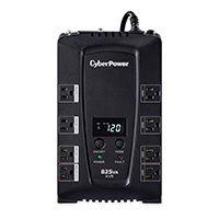 NO BREAK CYBERPOWER CP825AVRLCD 825VA/ 450 WATTS, INTERACTIVO, TORRE, 8 NEMA 5-15R, 4 RESPALDO Y 4 SUPRESIN, 3 AÑOS DE GARANTA, INCLUYENDO BATERA.