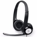AUDIFONOS DIADEMA LOGITECH H390 SUPRESION DE RUIDO CONTROL DE VOLUMEN USB NEGRO
