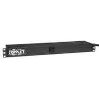 PDU TRIPP-LITE BASICO MONOFASICO DE 1.8 KW, 120V, 13 CONTACTOS NEMA 5-15-R, ENTRADA CLAVIJA NEMA 5-15-P, CABLE 4.57M 15 PIES, 1U DE RACK.