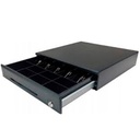 CAJON DE DINERO EC LINE ELEGANCE EC-CD-100M-II-G, NEGRO, COMPARTIMIENTOS 5 BILLETES - 7 MONEDAS, RJ11