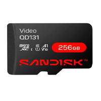 Memoria SanDisk Video Sc QD131 Micro Sdxc 256GB Videovigilancia 24