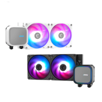 DISIPADOR DE ENFRIAMIENTO LIQUIDO MS MAG CORELIQUID A13 240 / WHITE/ 240MM / INTEL ,1700, 1851 / AMD AM5, AM4 / RGB